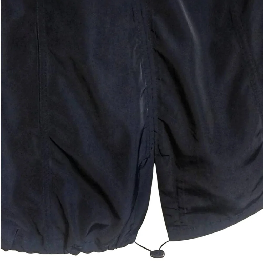 Athleta Drippity Jacket – Navy Blue (Size M) Stowable Hoodie Zip Up Front Pocket - Picture 5 of 7